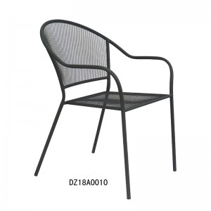 Mesh Outdoor Tub Chair Stackable Dining Chair for Garden Patio and Beach