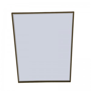 Modern Rectangular Wall Mirror Beveled for Bedroom Washroom Porch