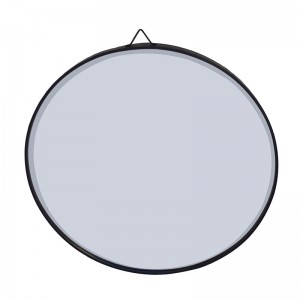 Modern Round Wall Mirror Beveled for Bedroom Washroom Porch