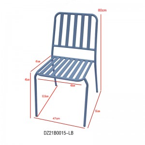 Modern 7 Pieces Patio Dining Set Metal Outdoor Furniture for 6 Persons