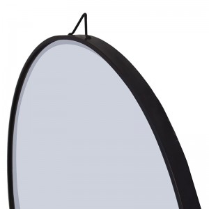 Modern Round Wall Mirror Beveled for Bedroom Washroom Porch