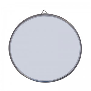 Modern Round Wall Mirror Beveled for Bedroom Washroom Porch