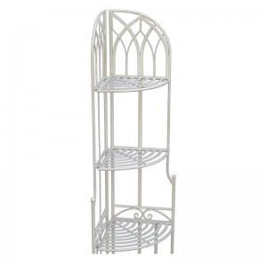 Metal Shelf Storage Standing Display Shelf for Home Decor 4-Tier Plant Shelf for Indoor