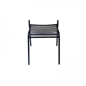 Metal Outdoor Chair Stackable Garden Chair Bistro Set for Outdoor and Patio