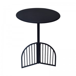 Indoor Dining Table KD Version Weather Resistant Metal Coffee Table Round End Table Used for Living Room