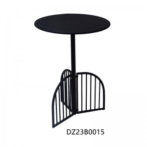 Indoor Dining Table KD Version Weather Resistant Metal Coffee Table Round End Table Used for Living Room