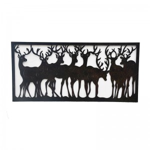 Reindeer Metal Wall Decor Art Hanging Home Wall Decoration Wall Art Gallery