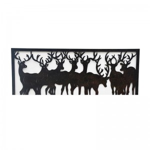 Reindeer Metal Wall Decor Art Hanging Home Wall Decoration Wall Art Gallery